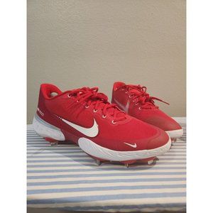 Nike Alpha Huarache Elite 3 Low Baseball Cleats Red White Size 12   CK0746-600